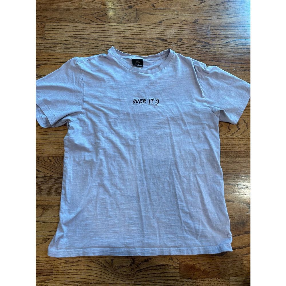 [SOLD] Cotton On Over It :) Embroidered T-Shirt